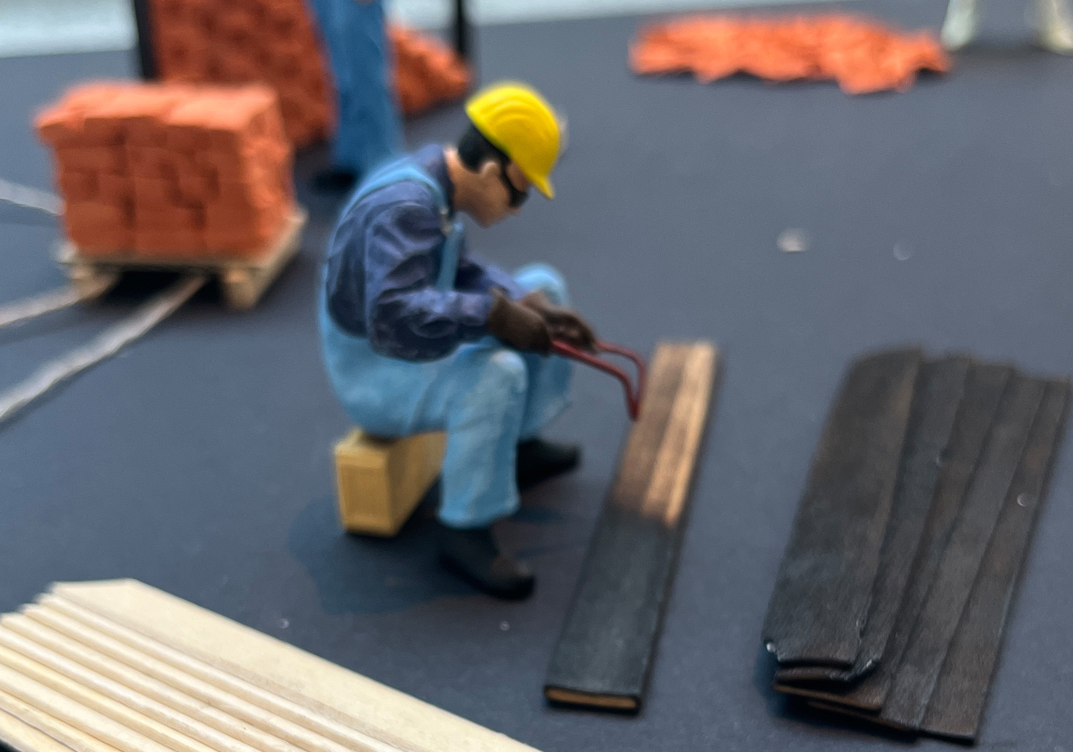 Maquette de rendu — Zoom sur la distribution spatiale intérieure et la passerelle de liaison au niveau R+1