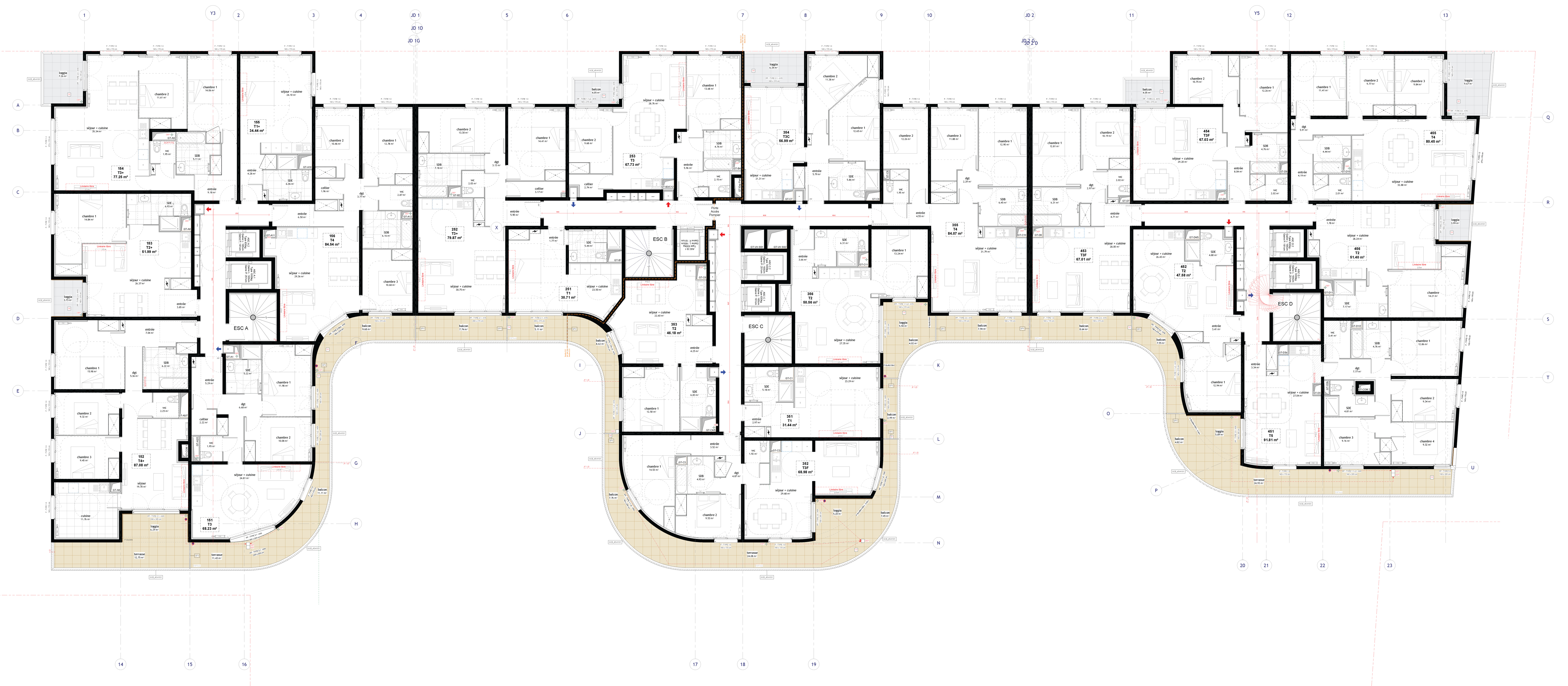 Orly Héron — Plan d'étage R+5