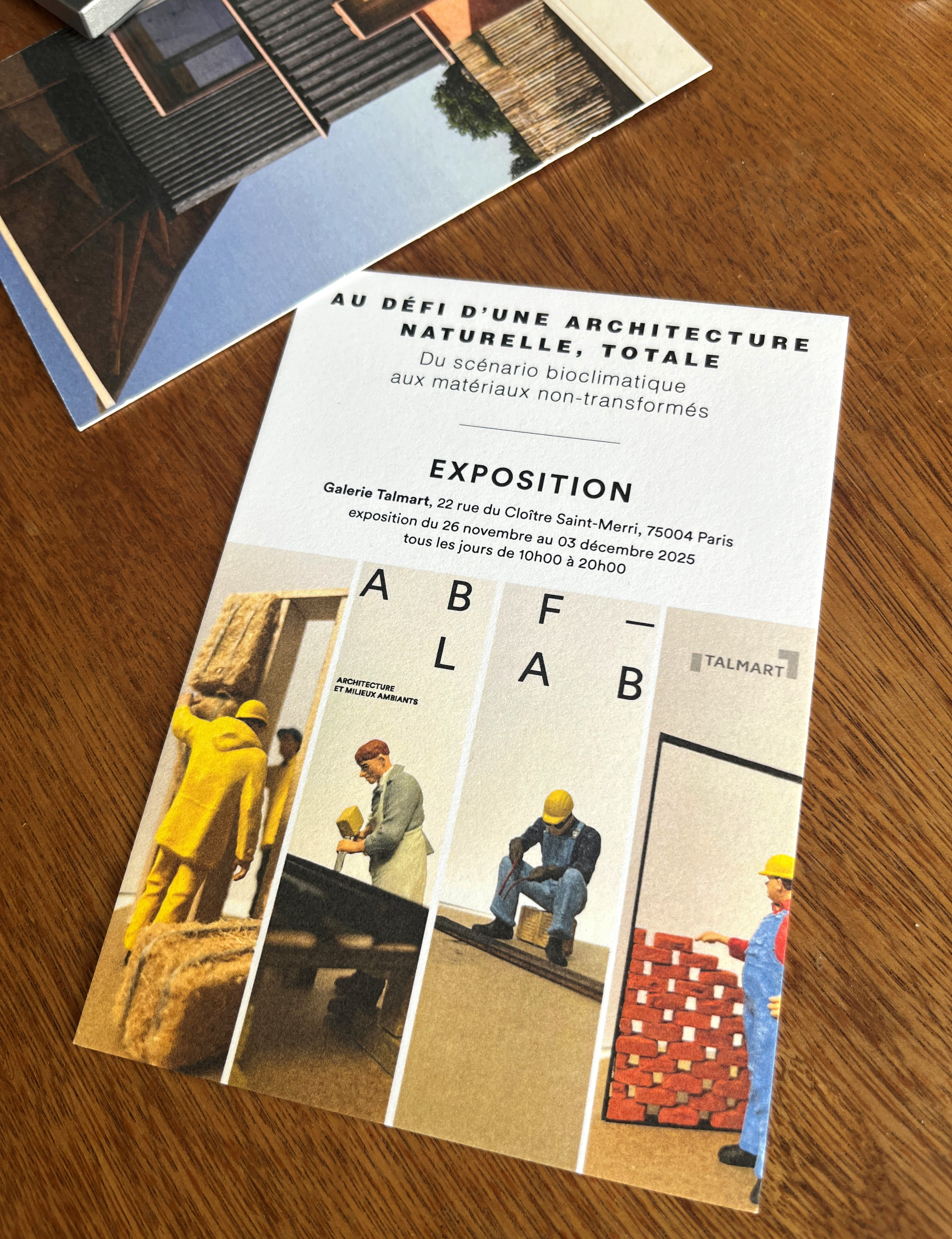 Exposition Galerie Talmart - Flyer