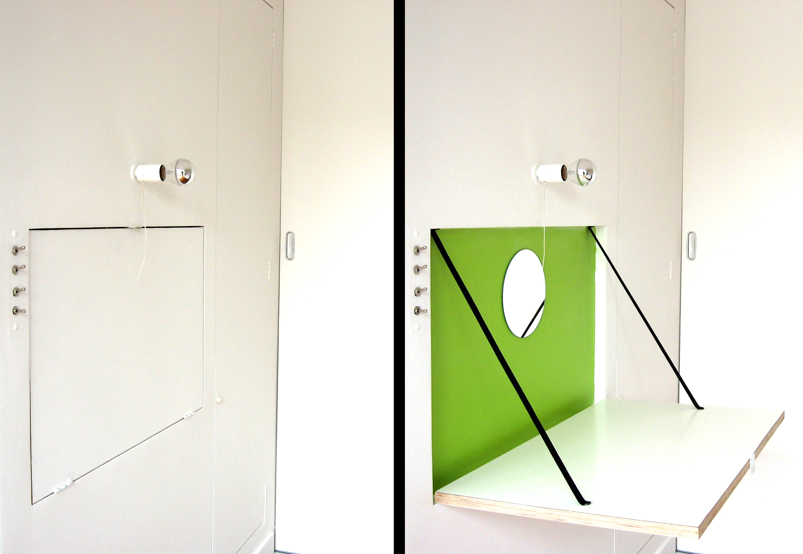 Appartement-Nordmann — Aménagement tablette